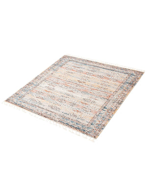 Multicolor 6' x 9' Aramis Rectangle Area Rug Polypropylene With Cotton Backing Easy Clean Living Room Bedroom Dining Office Carpet for Sale at Rug Engine