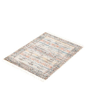 Multicolor 4' x 6' Aramis Rectangle Area Rug Polypropylene With Cotton Backing Easy Clean Living Room Bedroom Dining Office Carpet for Sale at Rug Engine