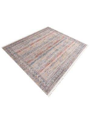 Multicolor 12' x 12' Aramis Square Area Rug Polypropylene With Cotton Backing Easy Clean Living Room Bedroom Dining Office Carpet for Sale at Rug Engine