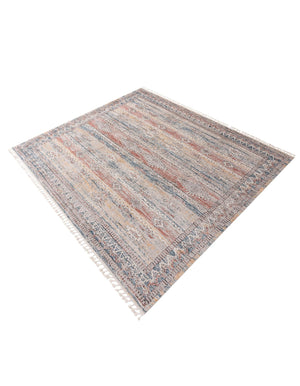 Multicolor 12' x 12' Aramis Square Area Rug Polypropylene With Cotton Backing Easy Clean Living Room Bedroom Dining Office Carpet for Sale at Rug Engine