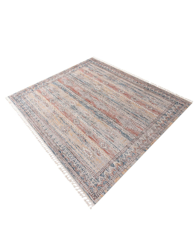Multicolor 12' x 12' Aramis Square Area Rug Polypropylene With Cotton Backing Easy Clean Living Room Bedroom Dining Office Carpet for Sale at Rug Engine