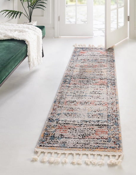 Multicolor 2' 7 x 13' Aramis Runner Area Rug Polypropylene With Cotton Backing Easy Clean Living Room Bedroom Dining Office Carpet for Sale at Rug Engine