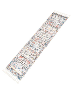 Multicolor 2' x 8' Aramis Runner Area Rug Polypropylene With Cotton Backing Easy Clean Living Room Bedroom Dining Office Carpet for Sale at Rug Engine