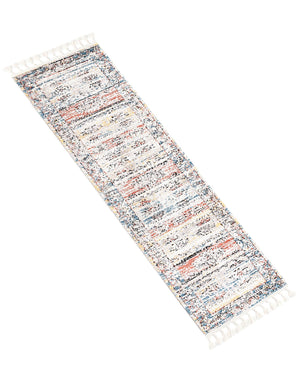 Multicolor 2' x 8' Aramis Runner Area Rug Polypropylene With Cotton Backing Easy Clean Living Room Bedroom Dining Office Carpet for Sale at Rug Engine