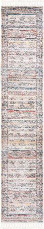 Multicolor 2' 7 x 13' Aramis Runner Area Rug Polypropylene With Cotton Backing Easy Clean Living Room Bedroom Dining Office Carpet for Sale at Rug Engine