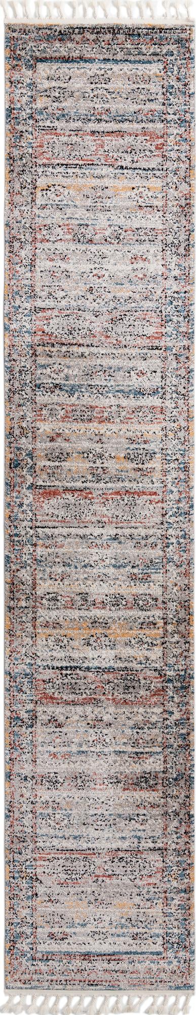 Multicolor 2' 7 x 13' Aramis Runner Area Rug Polypropylene With Cotton Backing Easy Clean Living Room Bedroom Dining Office Carpet for Sale at Rug Engine