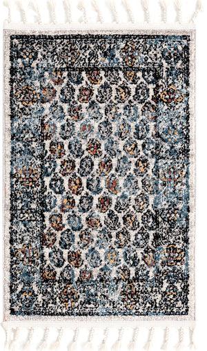 Multicolor 2' x 3' 1 Aramis Rectangle Area Rug Polypropylene With Cotton Backing Easy Clean Living Room Bedroom Dining Office Carpet for Sale at Rug Engine