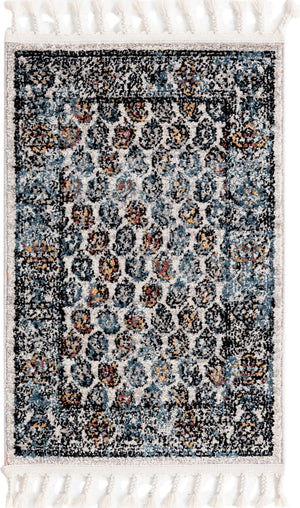 Multicolor 2' x 3' 1 Aramis Rectangle Area Rug Polypropylene With Cotton Backing Easy Clean Living Room Bedroom Dining Office Carpet for Sale at Rug Engine