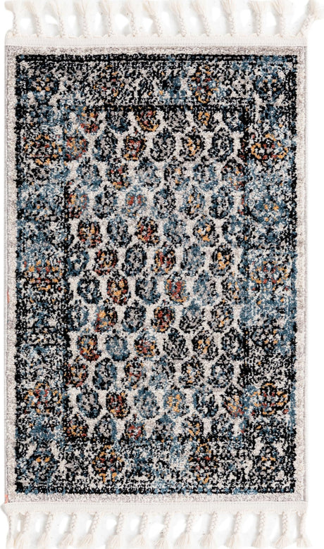 Multicolor 2' x 3' 1 Aramis Rectangle Area Rug Polypropylene With Cotton Backing Easy Clean Living Room Bedroom Dining Office Carpet for Sale at Rug Engine