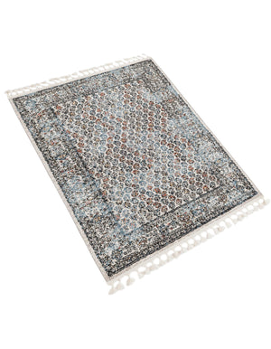 Multicolor 4' x 6' Aramis Rectangle Area Rug Polypropylene With Cotton Backing Easy Clean Living Room Bedroom Dining Office Carpet for Sale at Rug Engine