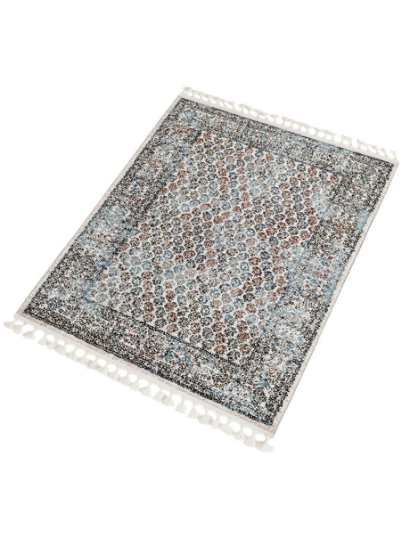 Multicolor 4' x 6' Aramis Rectangle Area Rug Polypropylene With Cotton Backing Easy Clean Living Room Bedroom Dining Office Carpet for Sale at Rug Engine