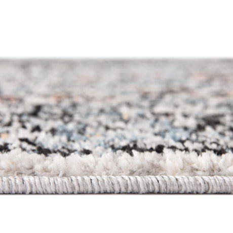 Multicolor 5' 3 x 5' 3 Aramis Round Area Rug Polypropylene With Cotton Backing Easy Clean Living Room Bedroom Dining Office Carpet for Sale at Rug Engine