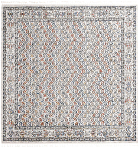 Multicolor 12' x 12' Aramis Square Area Rug Polypropylene With Cotton Backing Easy Clean Living Room Bedroom Dining Office Carpet for Sale at Rug Engine