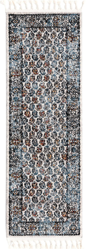 Multicolor 2' x 6' Aramis Runner Area Rug Polypropylene With Cotton Backing Easy Clean Living Room Bedroom Dining Office Carpet for Sale at Rug Engine