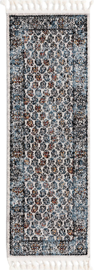Multicolor 2' x 6' Aramis Runner Area Rug Polypropylene With Cotton Backing Easy Clean Living Room Bedroom Dining Office Carpet for Sale at Rug Engine