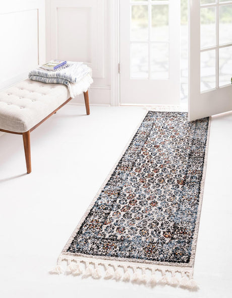 Multicolor 2' 7 x 13' Aramis Runner Area Rug Polypropylene With Cotton Backing Easy Clean Living Room Bedroom Dining Office Carpet for Sale at Rug Engine