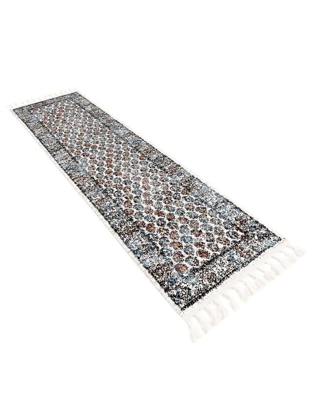 Multicolor 2' x 8' Aramis Runner Area Rug Polypropylene With Cotton Backing Easy Clean Living Room Bedroom Dining Office Carpet for Sale at Rug Engine