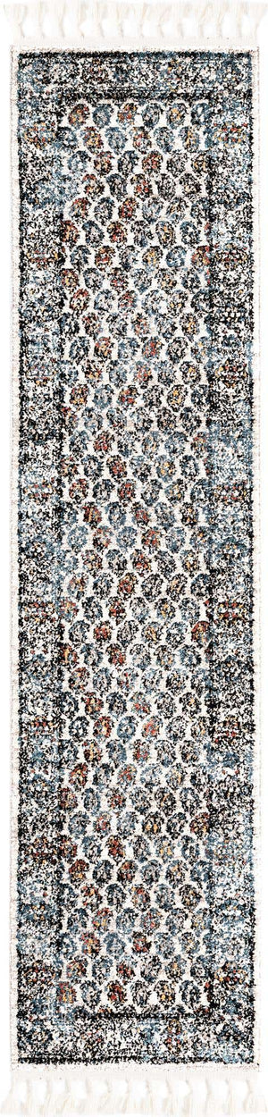 Multicolor 2' x 8' Aramis Runner Area Rug Polypropylene With Cotton Backing Easy Clean Living Room Bedroom Dining Office Carpet for Sale at Rug Engine