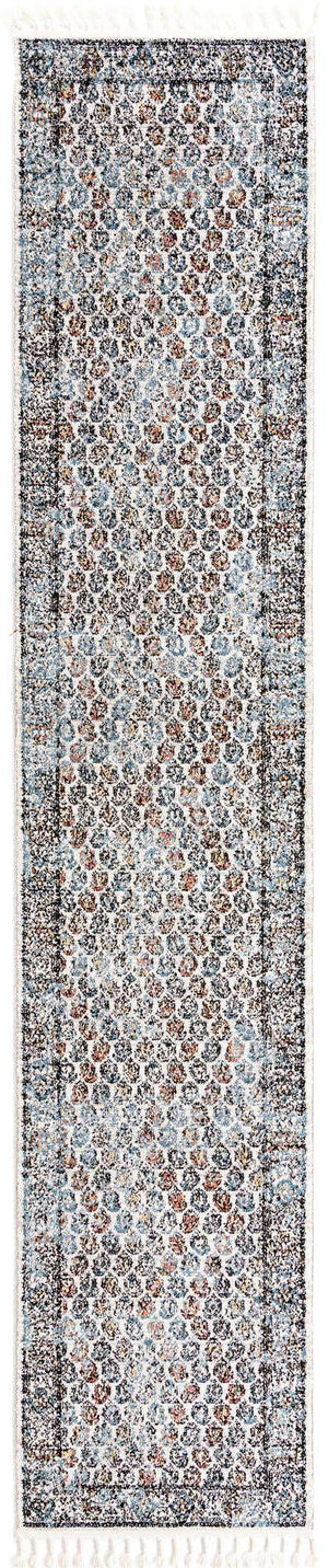 Multicolor 2' 7 x 13' Aramis Runner Area Rug Polypropylene With Cotton Backing Easy Clean Living Room Bedroom Dining Office Carpet for Sale at Rug Engine