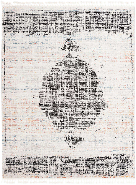 Ivory 7' 10 x 10' Aramis Rectangle Area Rug Polypropylene With Cotton Backing Easy Clean Living Room Bedroom Dining Office Carpet for Sale at Rug Engine