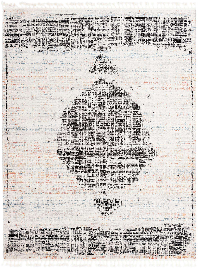 Ivory 7' 10 x 10' Aramis Rectangle Area Rug Polypropylene With Cotton Backing Easy Clean Living Room Bedroom Dining Office Carpet for Sale at Rug Engine