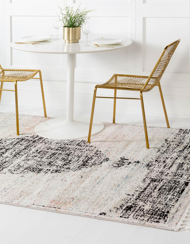 Ivory 2' x 3' 1 Aramis Rectangle Area Rug Polypropylene With Cotton Backing Easy Clean Living Room Bedroom Dining Office Carpet for Sale at Rug Engine
