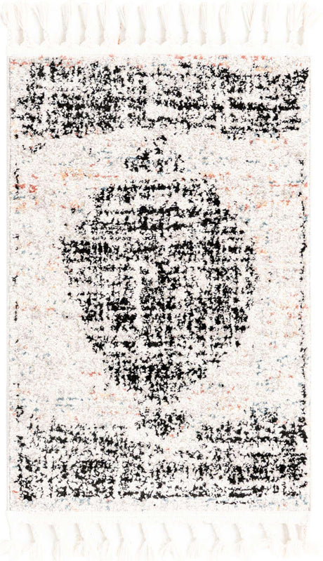 Ivory 2' x 3' 1 Aramis Rectangle Area Rug Polypropylene With Cotton Backing Easy Clean Living Room Bedroom Dining Office Carpet for Sale at Rug Engine