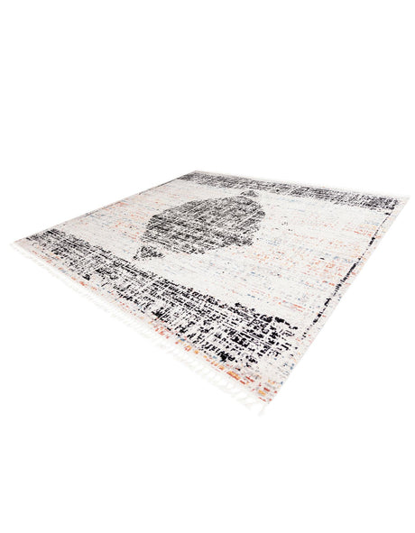 Ivory 12' x 12' Aramis Square Area Rug Polypropylene With Cotton Backing Easy Clean Living Room Bedroom Dining Office Carpet for Sale at Rug Engine
