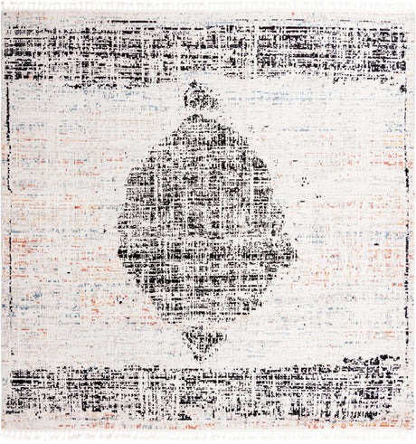 Ivory 12' x 12' Aramis Square Area Rug Polypropylene With Cotton Backing Easy Clean Living Room Bedroom Dining Office Carpet for Sale at Rug Engine