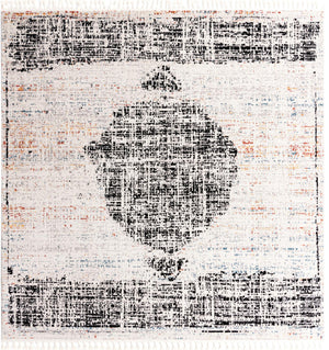 Ivory 10' x 10' Aramis Square Area Rug Polypropylene With Cotton Backing Easy Clean Living Room Bedroom Dining Office Carpet for Sale at Rug Engine