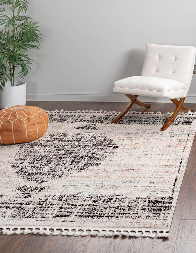 Ivory 10' x 10' Aramis Square Area Rug Polypropylene With Cotton Backing Easy Clean Living Room Bedroom Dining Office Carpet for Sale at Rug Engine