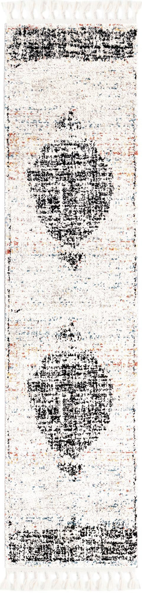 Ivory 2' x 8' Aramis Runner Area Rug Polypropylene With Cotton Backing Easy Clean Living Room Bedroom Dining Office Carpet for Sale at Rug Engine