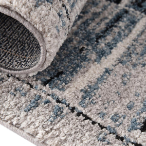 Blue 10' x 10' Aramis Square Area Rug Polypropylene With Cotton Backing Easy Clean Living Room Bedroom Dining Office Carpet for Sale at Rug Engine