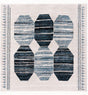 Blue 7' 10 x 7' 10 Aramis Square Area Rug Polypropylene With Cotton Backing Easy Clean Living Room Bedroom Dining Office Carpet for Sale at Rug Engine