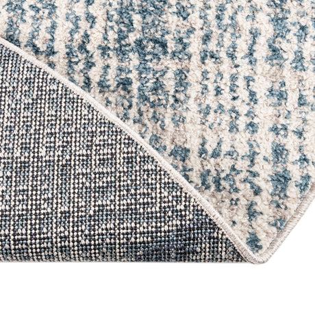 Blue 10' x 10' Aramis Round Area Rug Polypropylene With Cotton Backing Easy Clean Living Room Bedroom Dining Office Carpet for Sale at Rug Engine