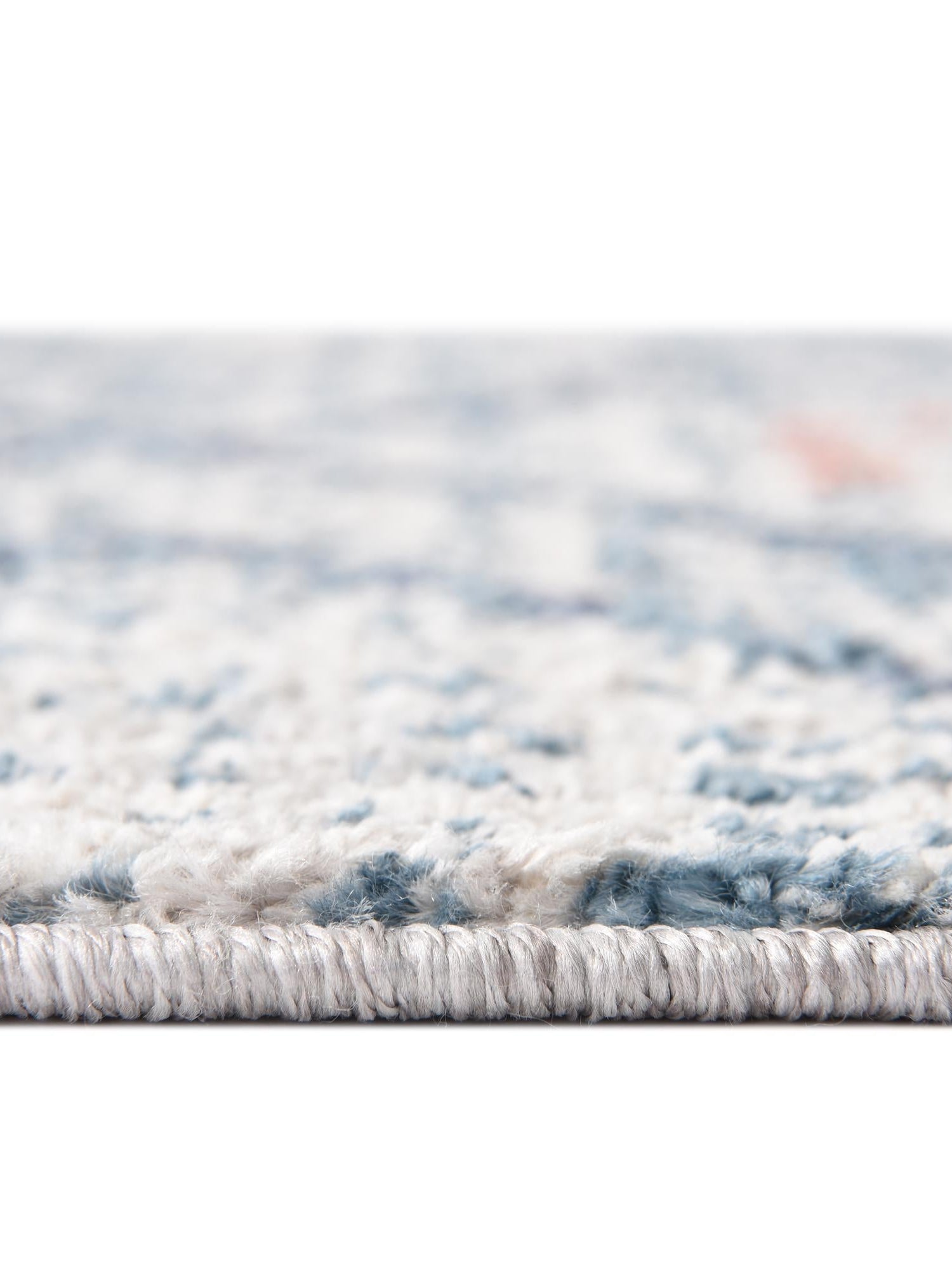 Blue 2' 7 x 13' Aramis Runner Area Rug Polypropylene With Cotton Backing Easy Clean Living Room Bedroom Dining Office Carpet for Sale at Rug Engine