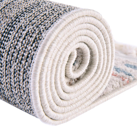 Ivory 2' x 3' 1 Aramis Rectangle Area Rug Polypropylene With Cotton Backing Easy Clean Living Room Bedroom Dining Office Carpet for Sale at Rug Engine