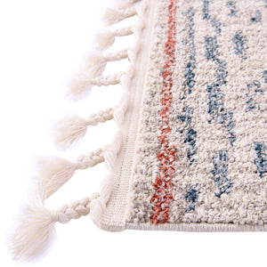 Ivory 2' 7 x 10' Aramis Runner Area Rug Polypropylene With Cotton Backing Easy Clean Living Room Bedroom Dining Office Carpet for Sale at Rug Engine