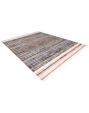 Multicolor 9' x 12' Aramis Rectangle Area Rug Polypropylene With Cotton Backing Easy Clean Living Room Bedroom Dining Office Carpet for Sale at Rug Engine