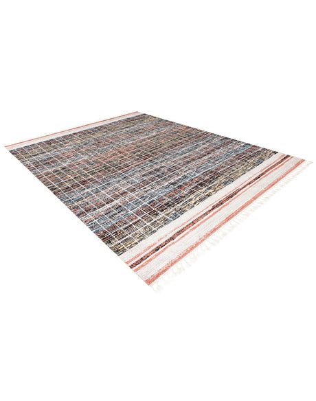 Multicolor 9' x 12' Aramis Rectangle Area Rug Polypropylene With Cotton Backing Easy Clean Living Room Bedroom Dining Office Carpet for Sale at Rug Engine