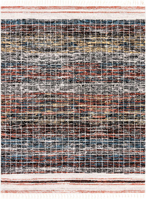 Multicolor 7' 10 x 10' Aramis Rectangle Area Rug Polypropylene With Cotton Backing Easy Clean Living Room Bedroom Dining Office Carpet for Sale at Rug Engine