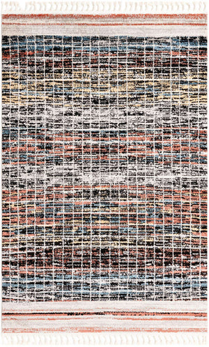 Multicolor 5' 3 x 8' Aramis Rectangle Area Rug Polypropylene With Cotton Backing Easy Clean Living Room Bedroom Dining Office Carpet for Sale at Rug Engine