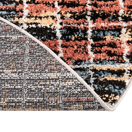 Multicolor 5' 3 x 5' 3 Aramis Round Area Rug Polypropylene With Cotton Backing Easy Clean Living Room Bedroom Dining Office Carpet for Sale at Rug Engine