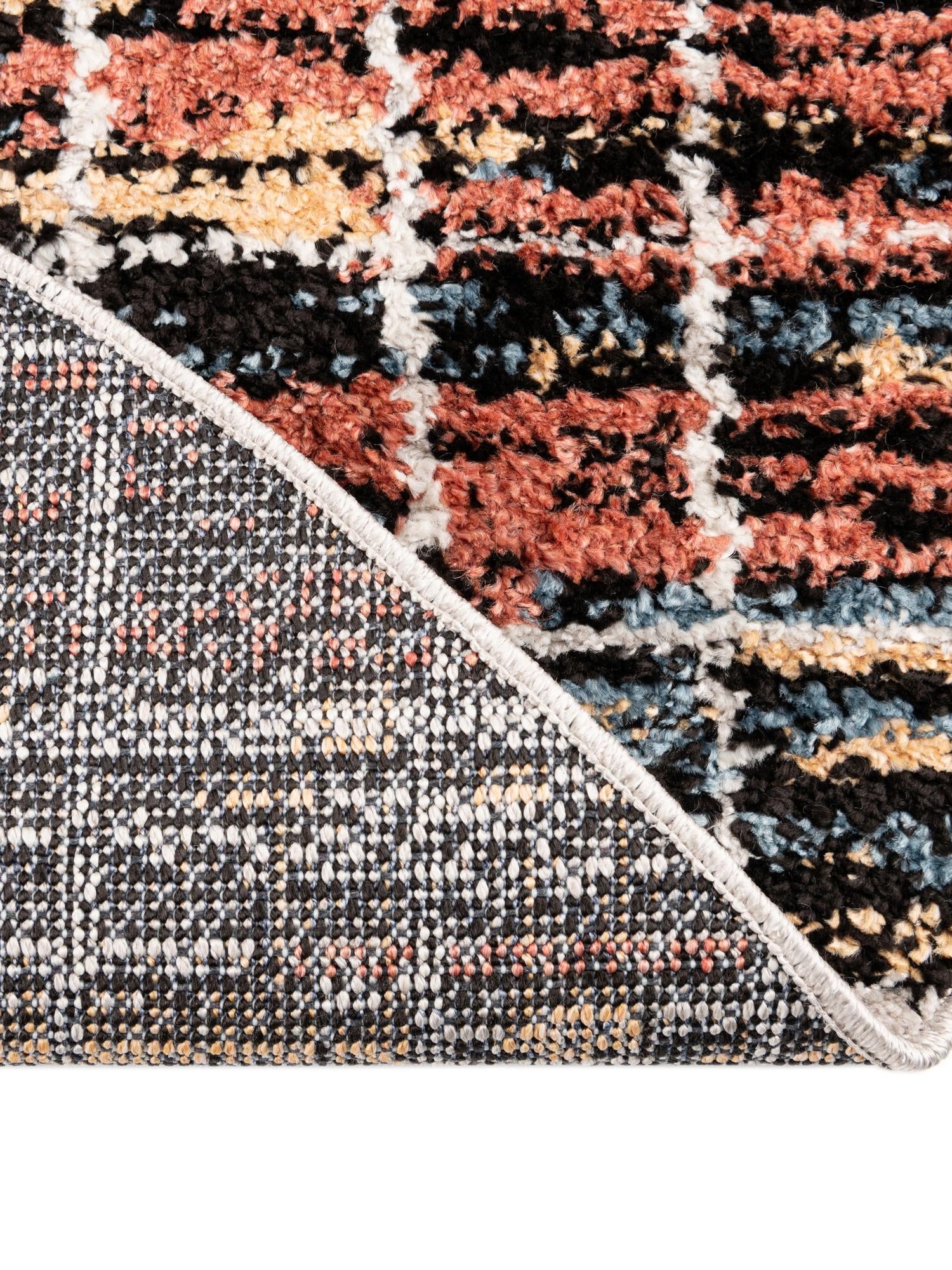 Multicolor 3' 3 x 3' 3 Aramis Round Area Rug Polypropylene With Cotton Backing Easy Clean Living Room Bedroom Dining Office Carpet for Sale at Rug Engine