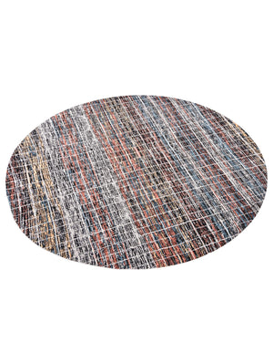 Multicolor 10' x 10' Aramis Round Area Rug Polypropylene With Cotton Backing Easy Clean Living Room Bedroom Dining Office Carpet for Sale at Rug Engine