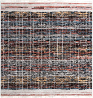 Multicolor 12' x 12' Aramis Square Area Rug Polypropylene With Cotton Backing Easy Clean Living Room Bedroom Dining Office Carpet for Sale at Rug Engine