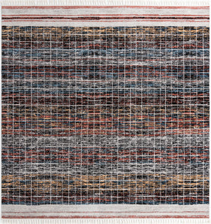 Multicolor 12' x 12' Aramis Square Area Rug Polypropylene With Cotton Backing Easy Clean Living Room Bedroom Dining Office Carpet for Sale at Rug Engine
