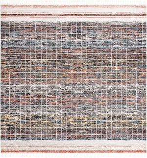 Multicolor 10' x 10' Aramis Square Area Rug Polypropylene With Cotton Backing Easy Clean Living Room Bedroom Dining Office Carpet for Sale at Rug Engine