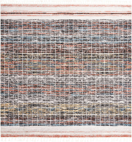 Multicolor 10' x 10' Aramis Square Area Rug Polypropylene With Cotton Backing Easy Clean Living Room Bedroom Dining Office Carpet for Sale at Rug Engine