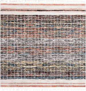 Multicolor 7' 10 x 7' 10 Aramis Square Area Rug Polypropylene With Cotton Backing Easy Clean Living Room Bedroom Dining Office Carpet for Sale at Rug Engine